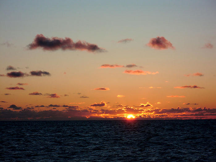 A final sunset at the PAP site