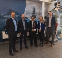 Welcoming Subsea7 Executive Vice President Olivier Blaringhem to NOC in Southampton today to run through the exciting projects being developed by the BORA Blue Ocean Research Alliance®.