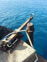 Ascension Island tide gauge sensors