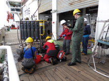 Students on training berths on a pre-Covid CLASS expedition