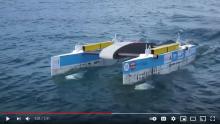 2 meter catamaran on the sea