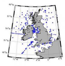 Map of sampled areas