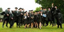 New graduates celebrate their success