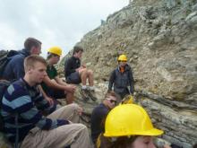 Southampton students on AAPG field trip