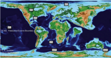 Geographical reconstruction for the PETM from the PALEOMAP Project (www.scotese.com)