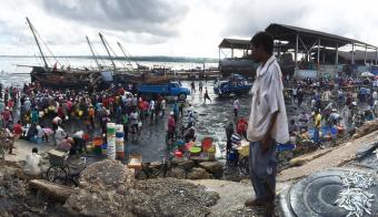 Tanzanian fishing market 