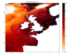 Projected annual mean Sea Surface Temperature change between 2000–2019 and 2079–98. 