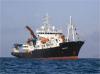 The RRS Discovery at sea (credit: Leighton Rolley)