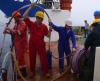 FASTNEt scientists injecting dye into the water