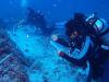 Diving survey team at work in the Galapagos